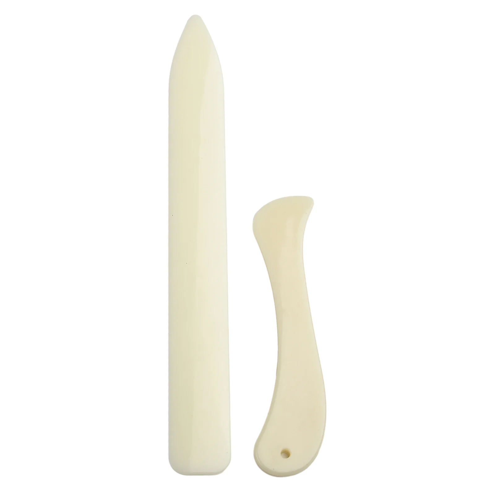 Bone Folder Tool - 2 Pezzi Utensile per Lavorazione Pelle,